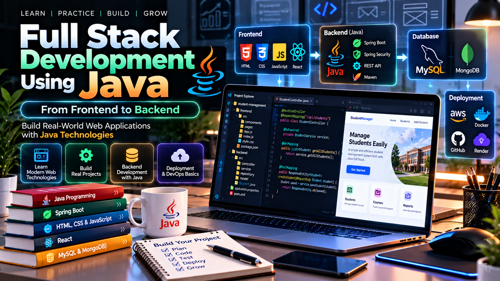 Full Stack Development Using Java